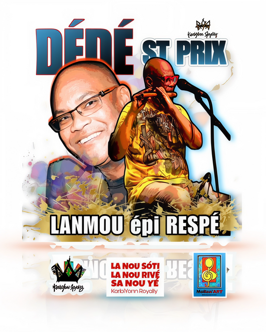 T-Shirt KYRCOLLECTOR Enfant - Dédé Saint Prix | Édition "Lanmou épi Respé"