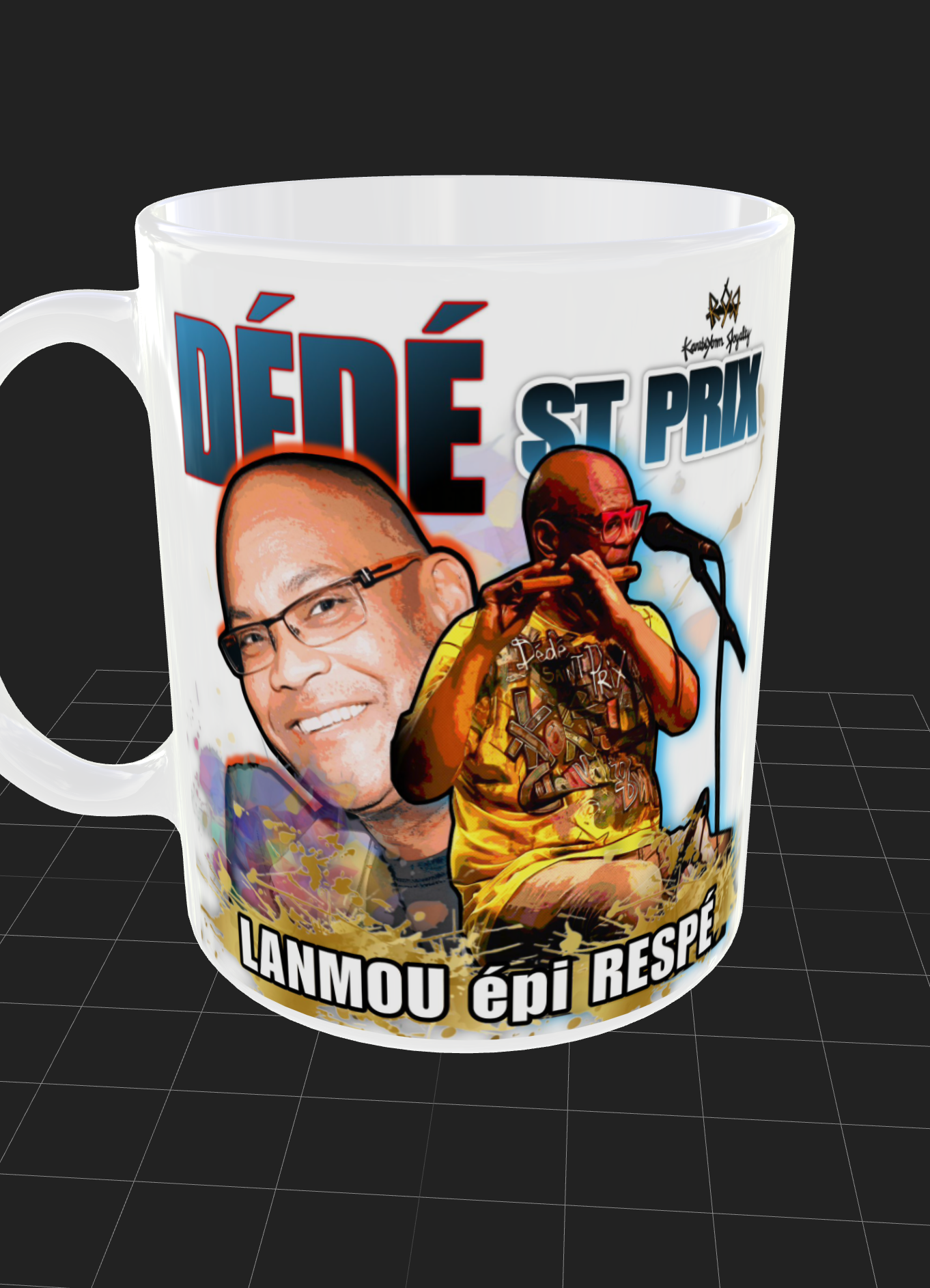 Mug KYRCOLLECTOR : Dédé Saint-Prix – "Lanmou épi Respé"