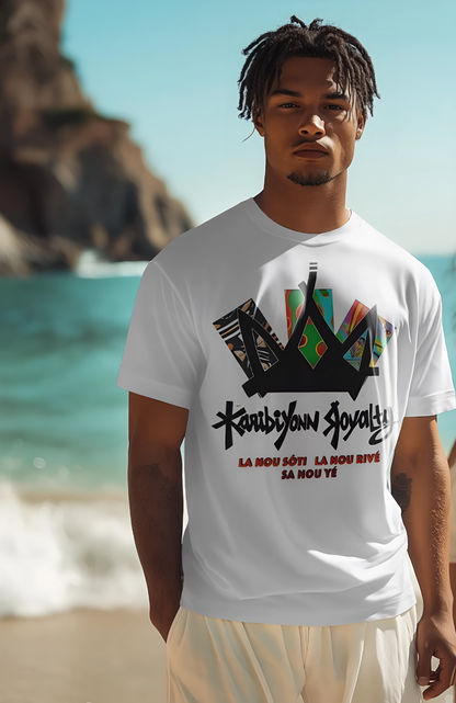 T-Shirt "Le Blason" KaribiYonn Royalty | Art, Histoire & Souveraineté