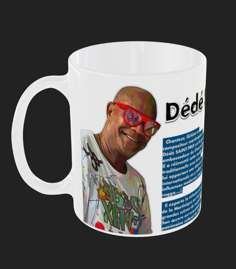 Mug Dédé Saint-Prix – Collection Parcours de Légende (Édition Biographie)