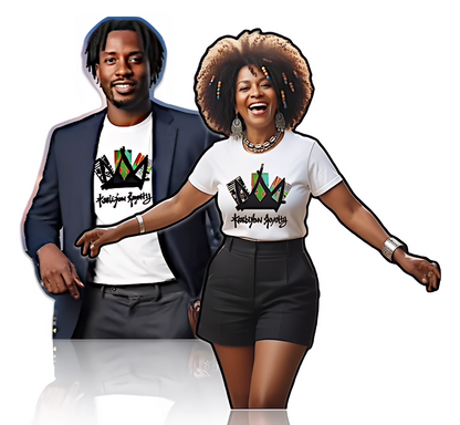 T-Shirt "Le Blason" KaribiYonn Royalty | Art, Histoire & Souveraineté