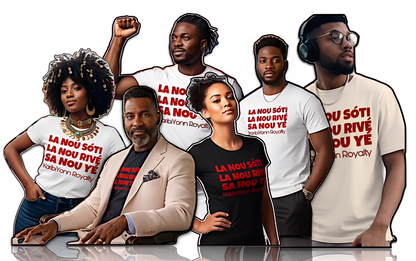 T-Shirt "L'Hymne" KaribiYonn Royalty | LA NOU SÓTÍ... Héritage, Vie & Dignité