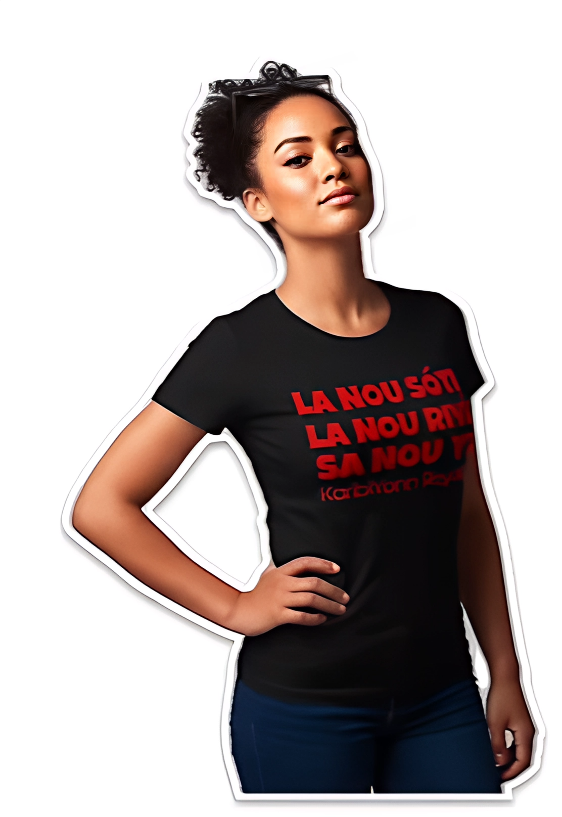 T-Shirt "L'Hymne" KaribiYonn Royalty | LA NOU SÓTÍ... Héritage, Vie & Dignité
